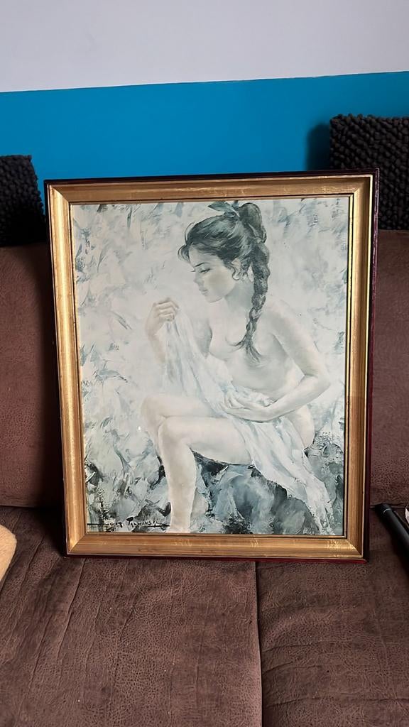 Leuk schilderij krawinski, Ophalen