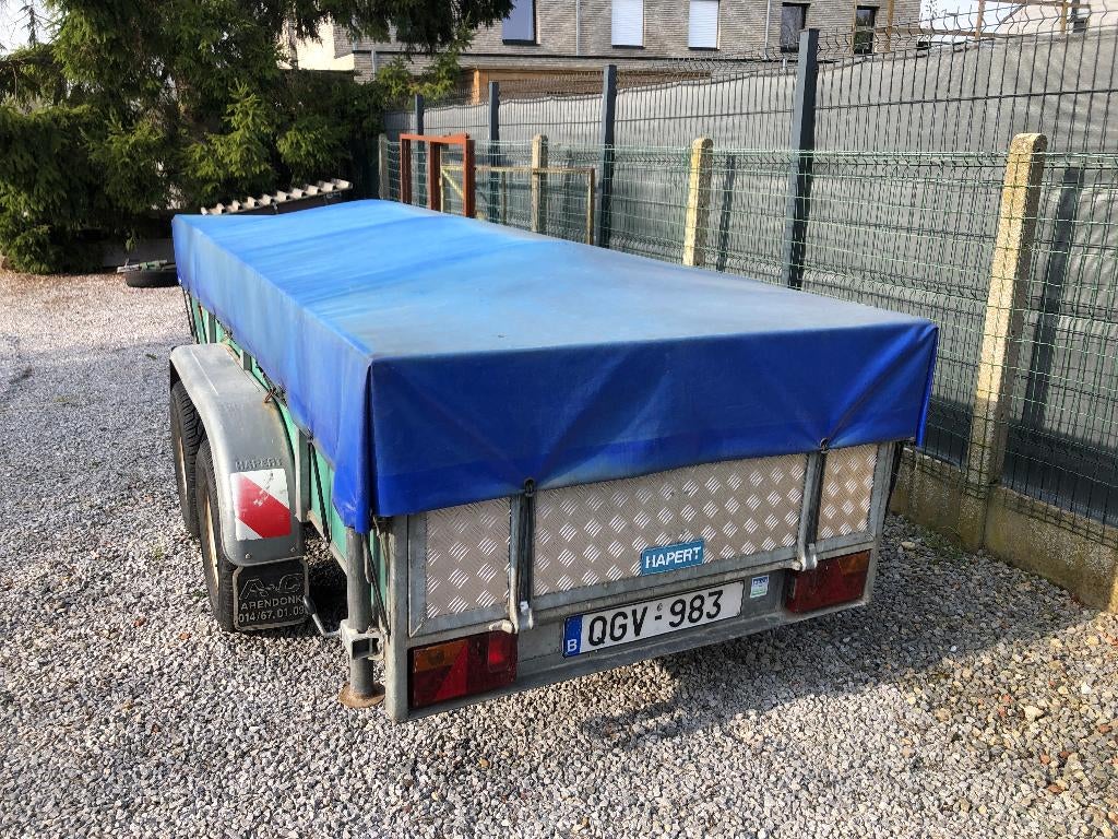 Aanhangwagen Hapert MTM 2000 kg, Ophalen, Zo goed als nieuw