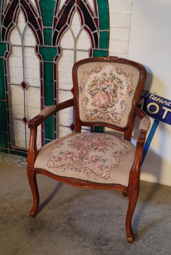retro.vintage zeteltje Louis XV, Ophalen