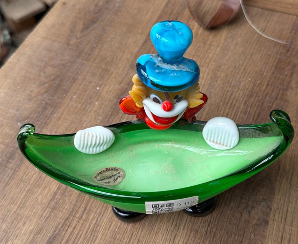 Murano clown vintage, Antiquités & Art, Enlèvement