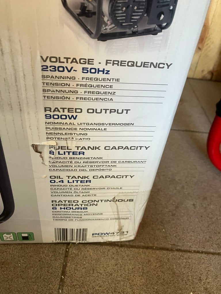 generator, Doe-het-zelf en Bouw, Aggregaten, Ophalen, Nieuw, Minder dan 5 kVA, Elektrisch startend