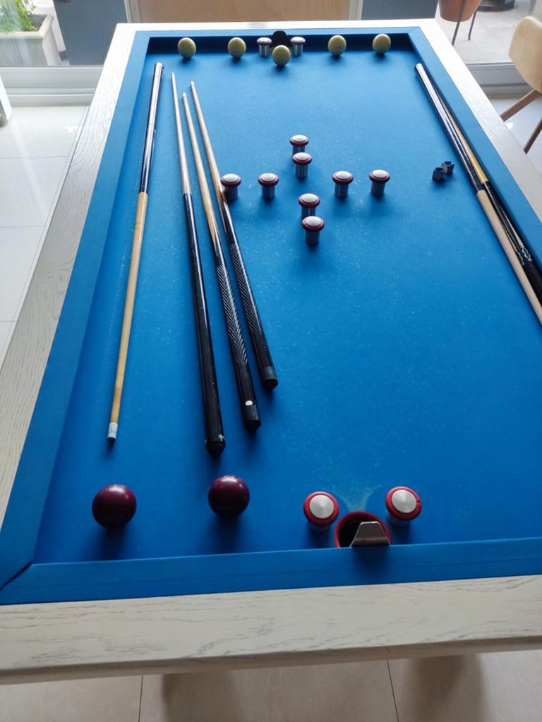 Table de billard/salle à manger avec robinet, Enlèvement