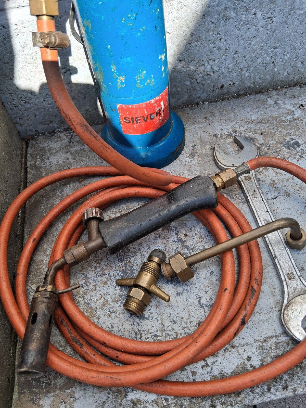 sievert refill gasbrander, Ophalen of Verzenden