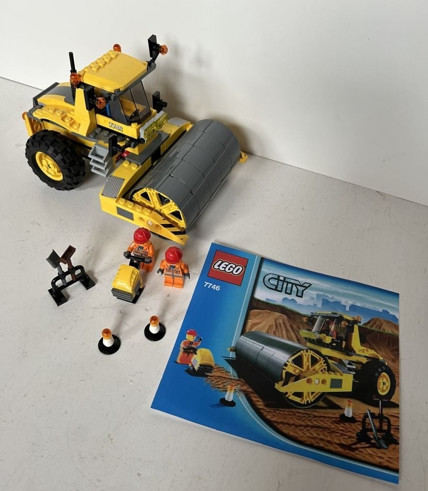 Lego City - Wegenbouw wals - 7746, Lego, Ophalen of Verzenden, Complete set, Compleet