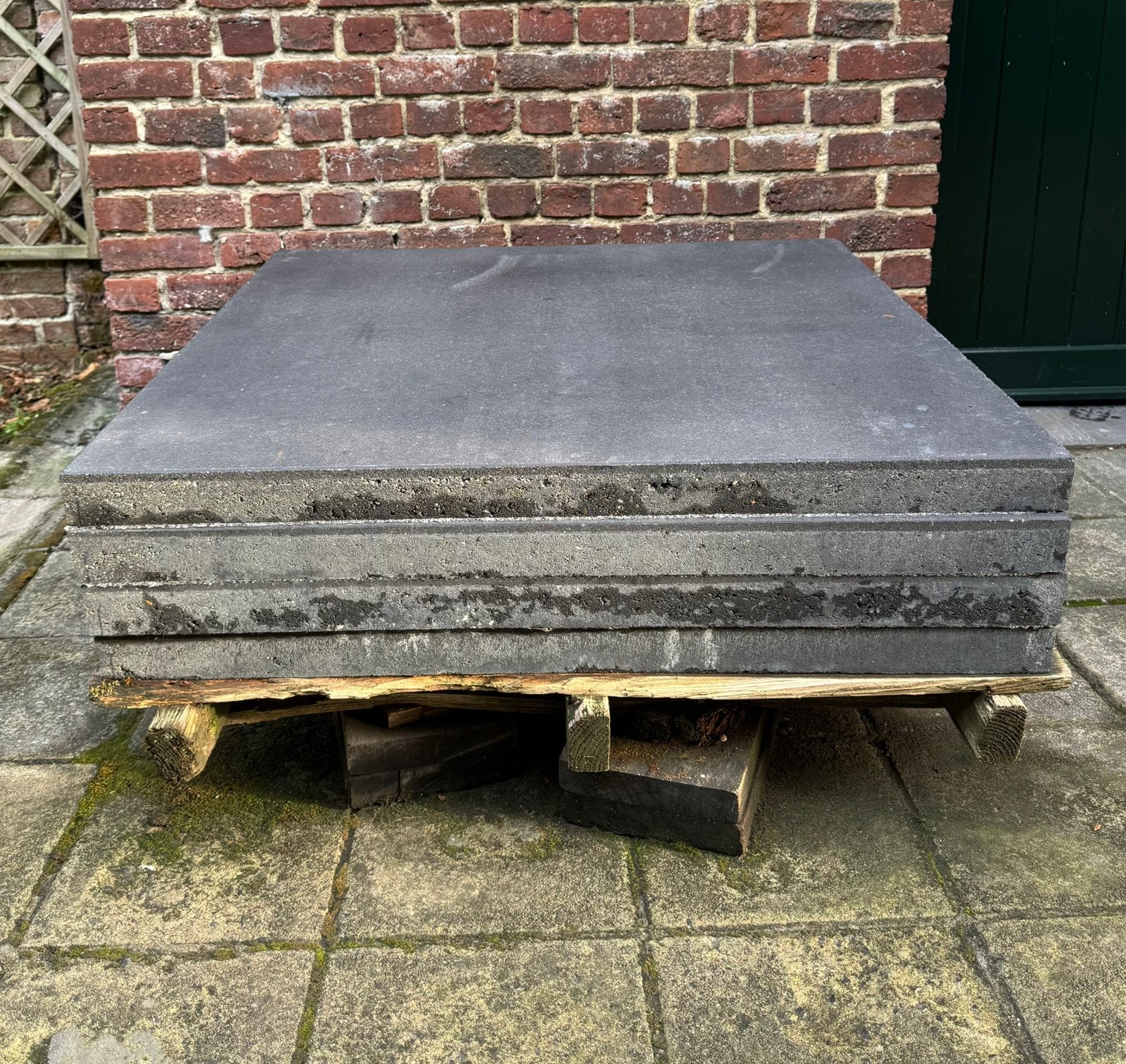Dalles béton, Enlèvement, Comme neuf