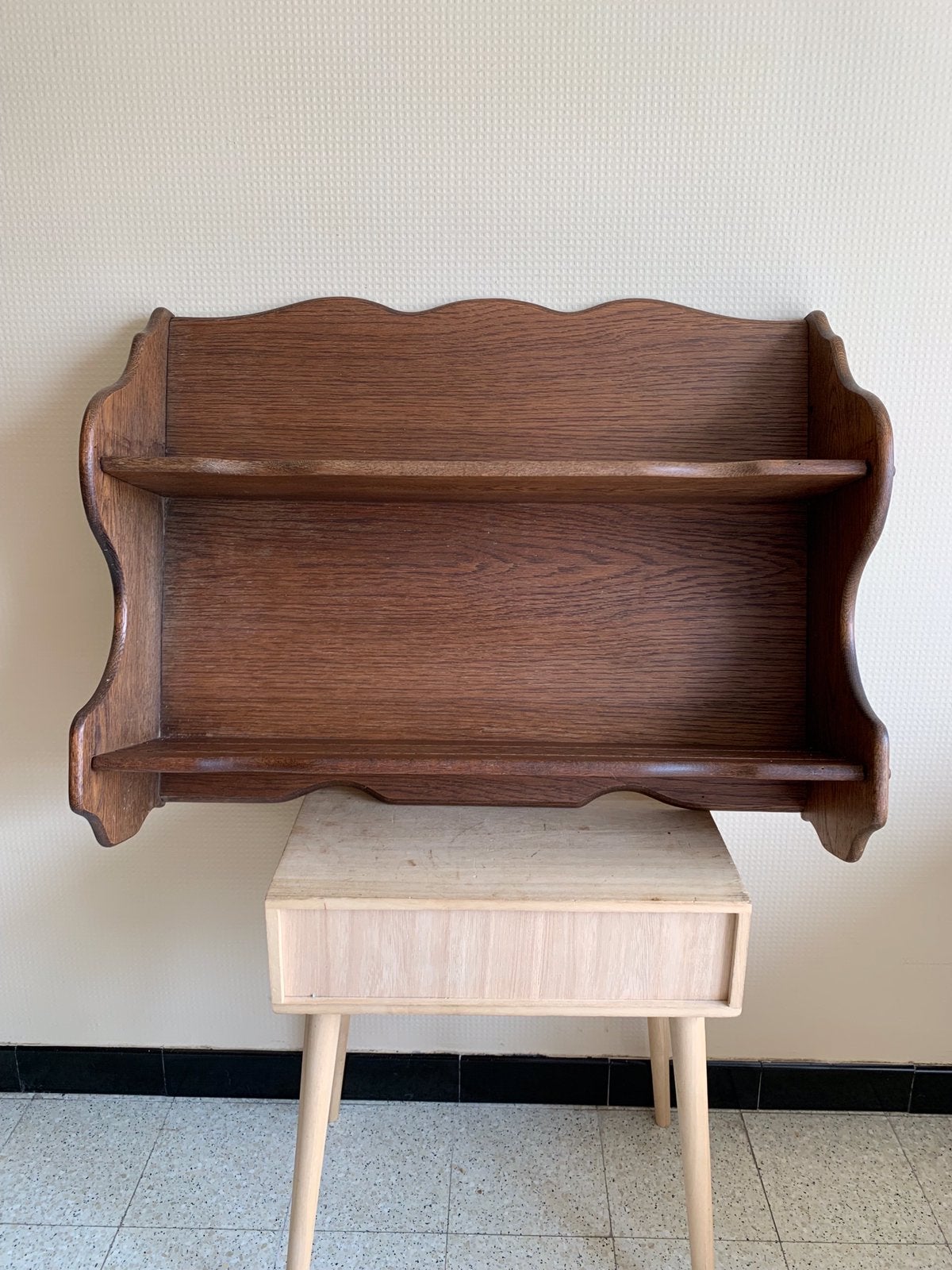 Vintage eiken keuken of wandrek, Ophalen of Verzenden