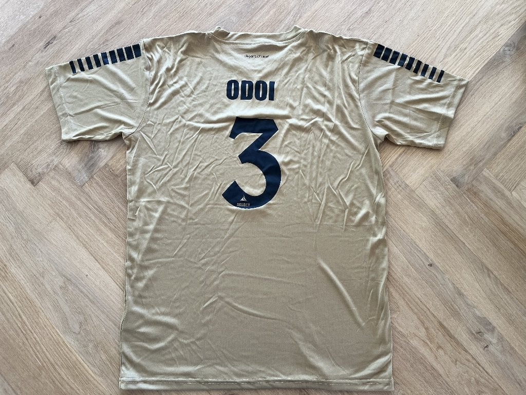 Match-worn shirt Denis Odoi LMV galamatch, Sports & Fitness, Taille M, Enlèvement, Comme neuf, Maillot