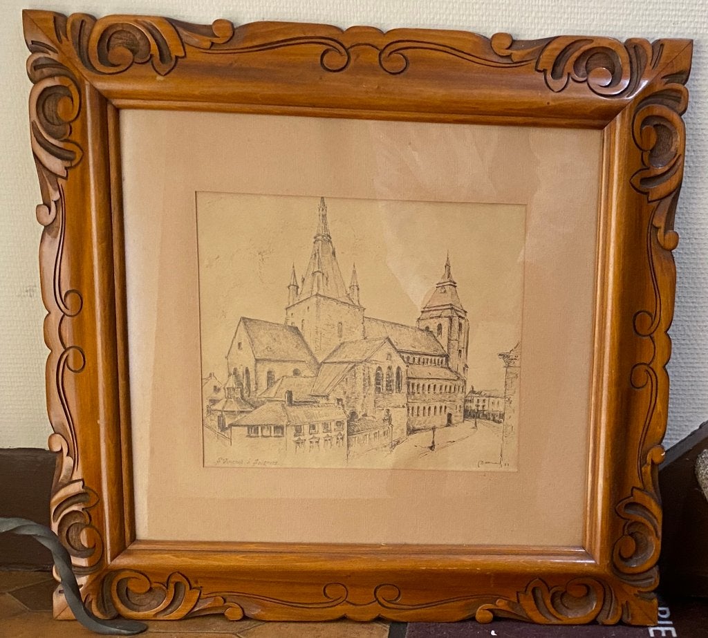 Encre de chine de la collégiale de Soignies (1951), Ophalen