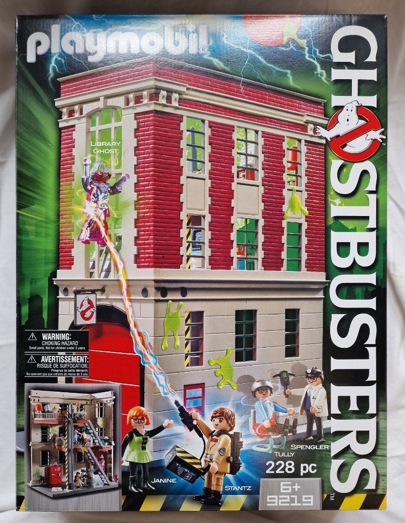 Playmobil Ghostbusters 9219 Brandweerkazerne Nieuw & sealed, Kinderen en Baby's, Gebouw, Complete set, Nieuw, Ophalen of Verzenden