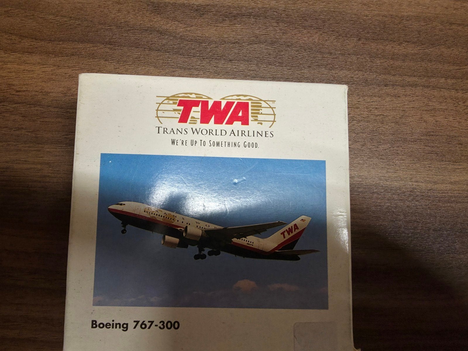 herpa boeing 767-300 twa 1/500, Hobby & Loisirs créatifs, Autres marques, Enlèvement ou Envoi, 1:200 ou moins, Utilisé