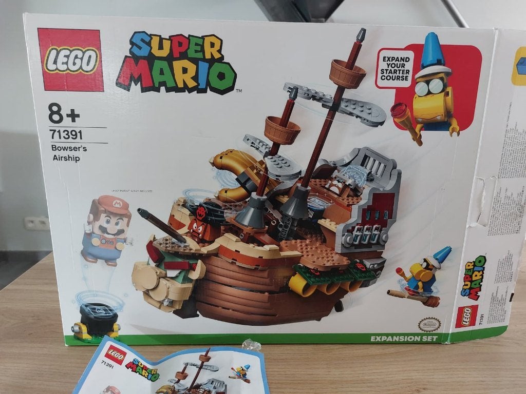 Lego Super Mario - Bowsers luchtschip (71391), Compleet, Overige thema's, Lego, Ophalen of Verzenden