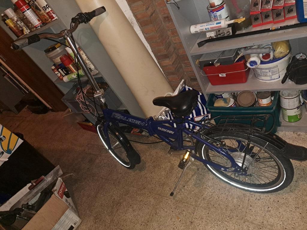 Electrische plooifiets Parkway RaleighR te koop!GOED LEZEN!!, Ophalen, Gebruikt, 50 km per accu of meer, Overige merken