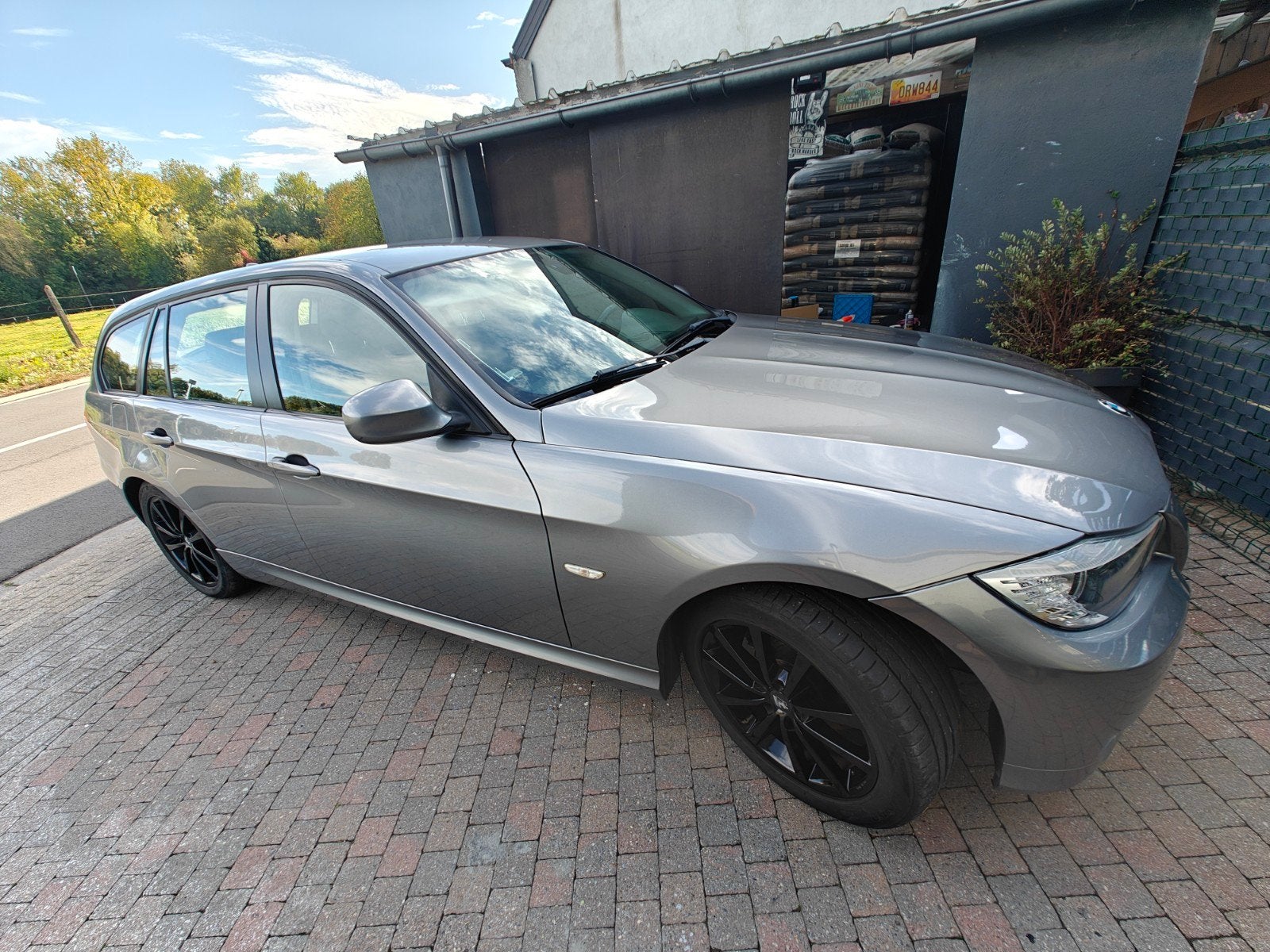 BMW e91 d, Auto's, Euro 5, Achterwielaandrijving, Zwart, Overige bekleding