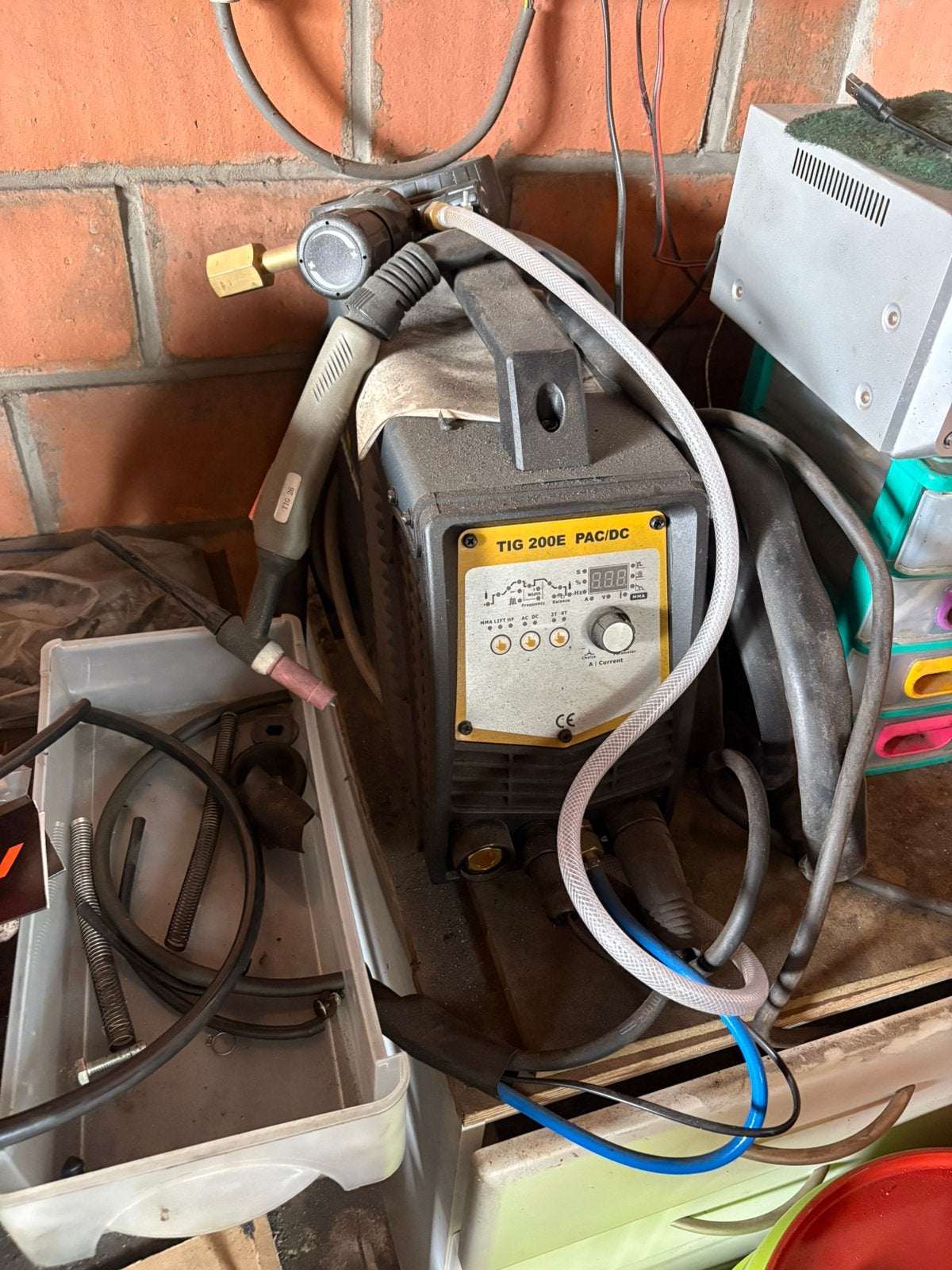 TIG lasapparaat oudenland, Bricolage & Construction, Outillage | Soudeuses, Enlèvement, Comme neuf, Tig