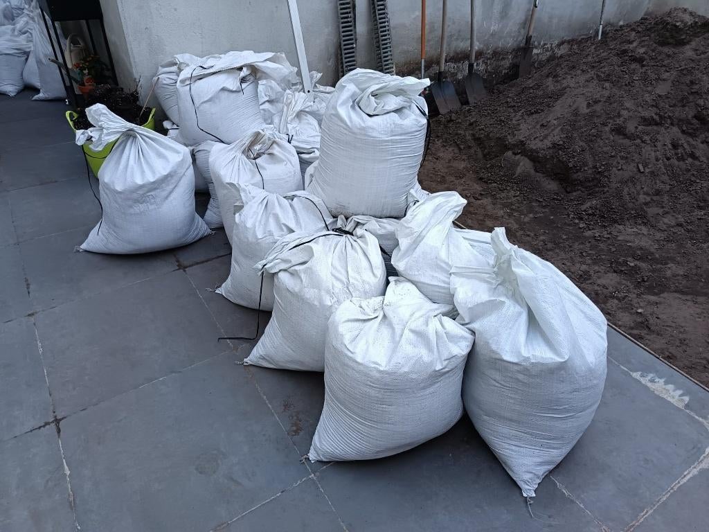 Tuingrond & Graszodes in zakken (40), Enlèvement, Terre pour jardin