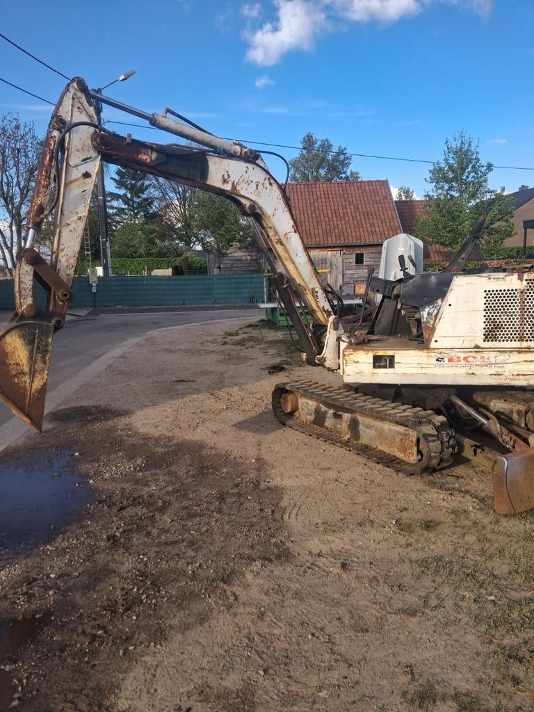 Bobcat minigraver 3.3t, Ophalen