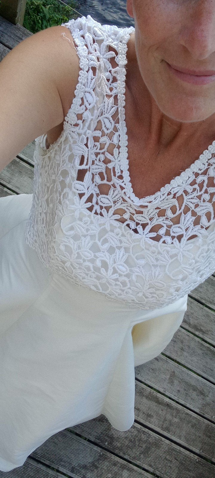Robe de mariage vintage, Enlèvement