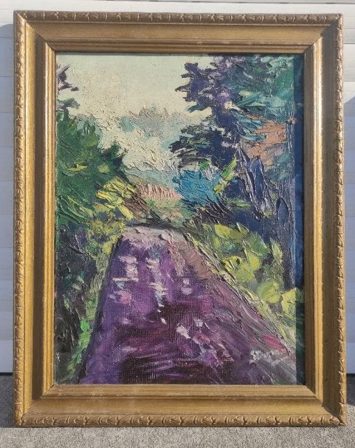huile sur toile signe dupont, Ophalen of Verzenden, Doek