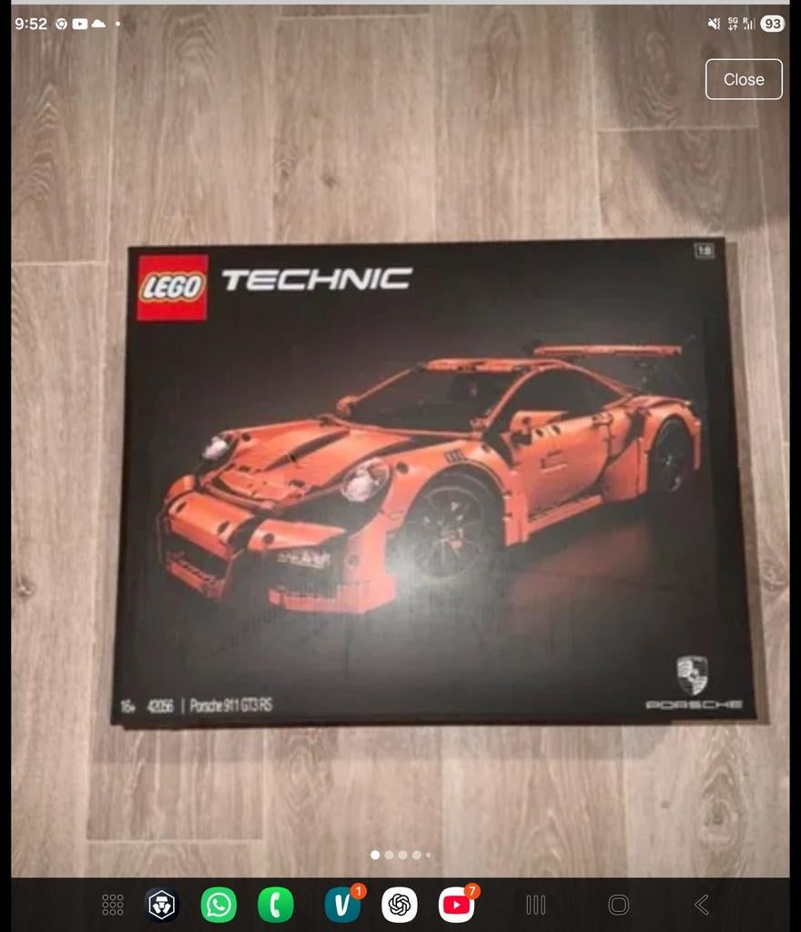 Lego technic porsche, Ophalen of Verzenden, Lego, Star Wars