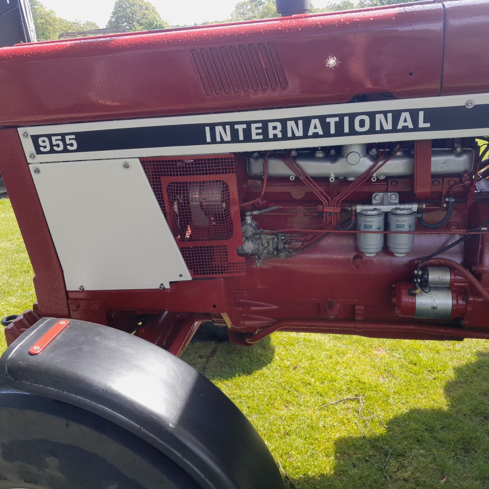 ihc 955 tractor, Enlèvement