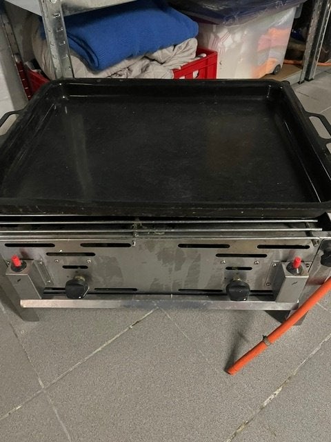 bakplaat op gas, Zakelijke goederen, Horeca | Keukenapparatuur, Ophalen, Gebruikt, Fornuis, Frituur en Grillen