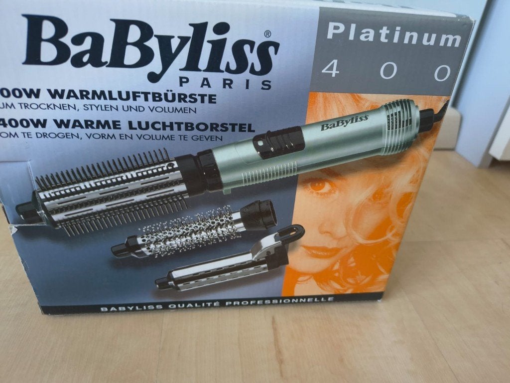 BaByliss Krultang 25mm+ BaByliss Platinum Warme Luchtborstel, Handtassen en Accessoires, Uiterlijk | Haarverzorging, Ophalen of Verzenden