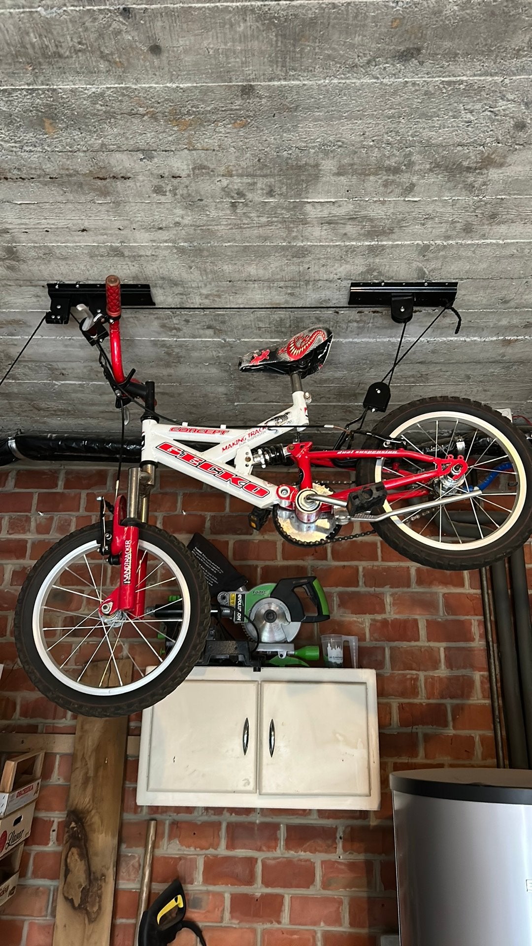 Vélo pour enfants, 4 ans, Frein sur jante, Enlèvement, Utilisé, Acier