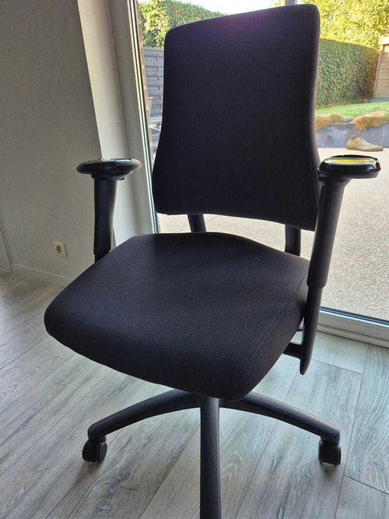 Ergonomische bureaustoel, grijs, Ophalen, Gebruikt, Grijs, Bureaustoel