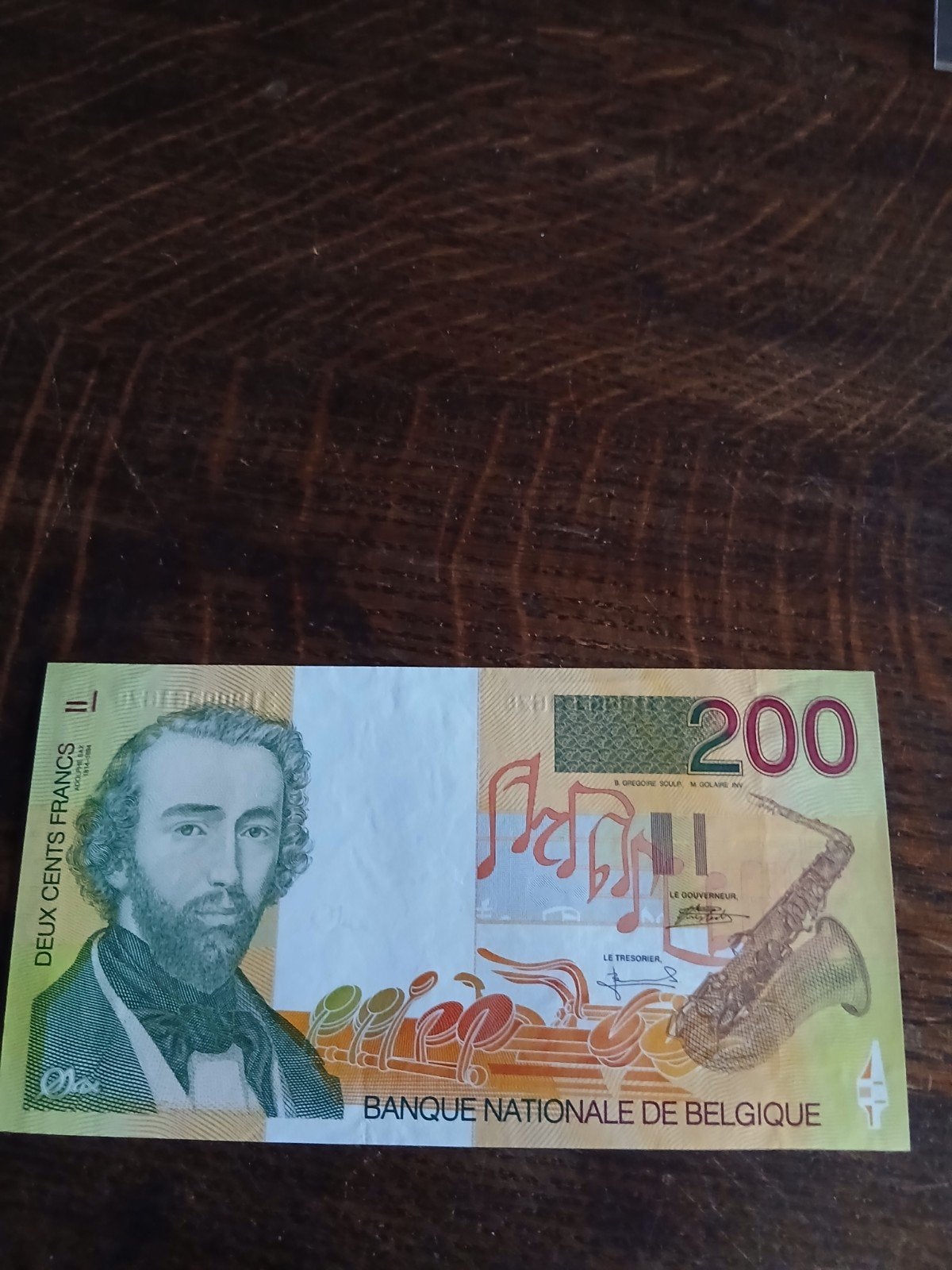 200 fr België UNC, Ophalen of Verzenden