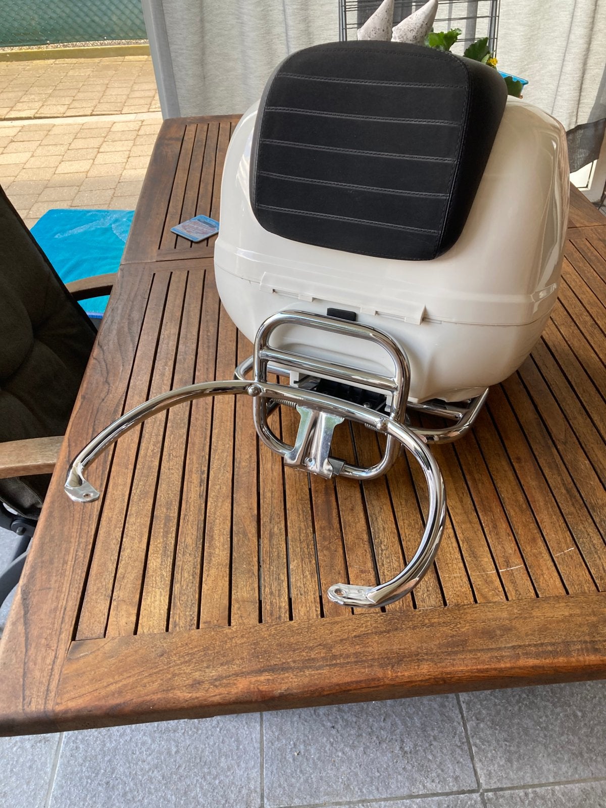 Vespa gts topkoffer compleet, Ophalen of Verzenden, Gebruikt