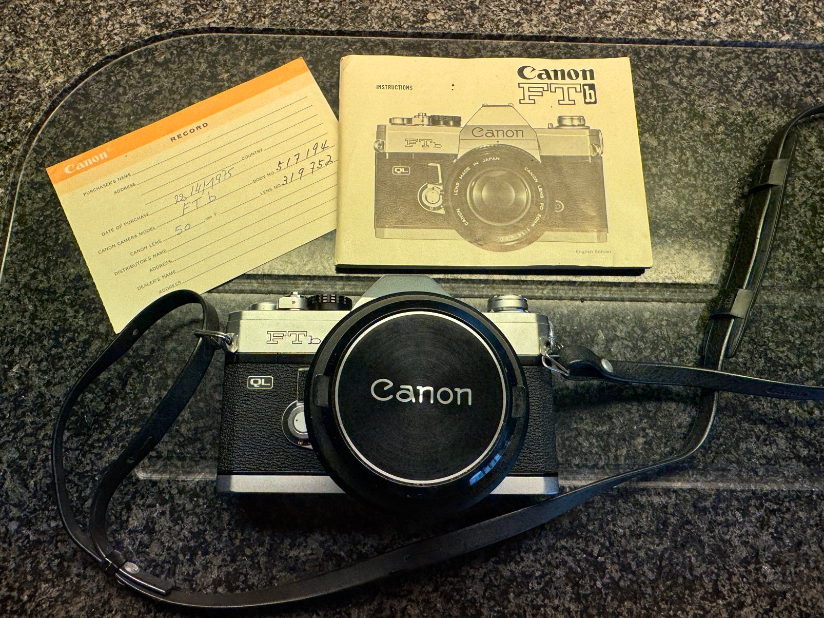 Caméra analogique Canon FTb QL, Enlèvement ou Envoi, Utilisé, Reflex miroir, Canon