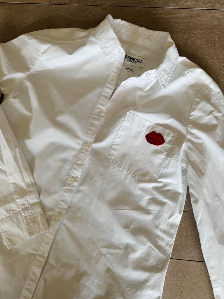 Witte blouse Essentiel Antwerp, Enlèvement ou Envoi, Comme neuf, Taille 34 (XS) ou plus petite