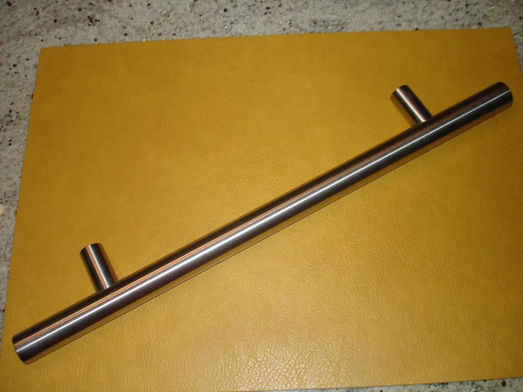 Deurgreep T-Model Rond , inox ., Ophalen of Verzenden, Zo goed als nieuw, Inox, Klink of Kruk