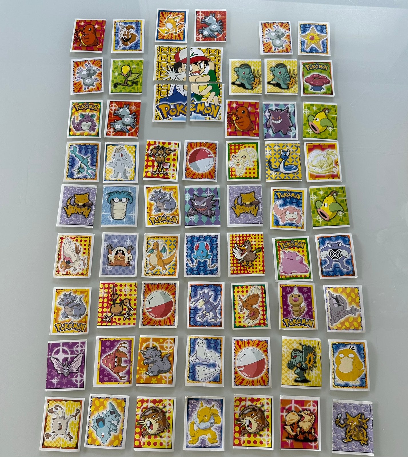 Autocollant vintage Pokémon Merlin  1999, Enlèvement, Comme neuf, Cartes en vrac