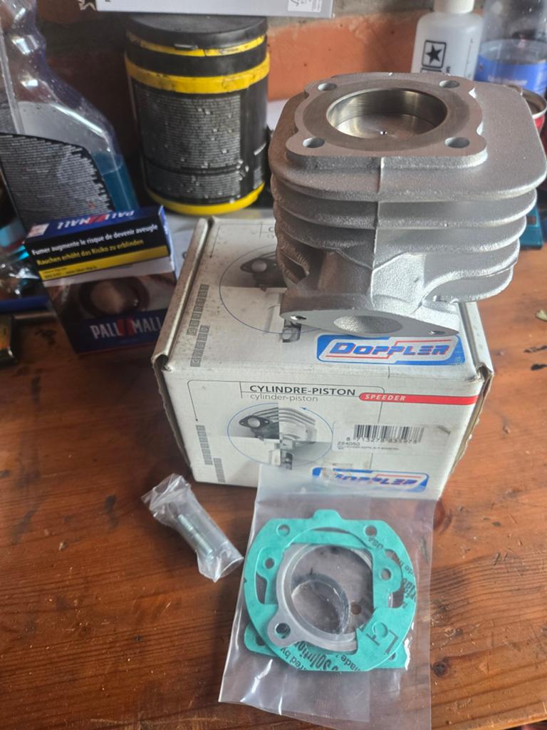 Snelle 50 cc dopler mbk booster, Fietsen en Brommers, Brommers | Tuning en Styling, Ophalen of Verzenden