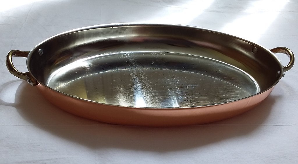 Sauteuse en cuivre  30×20 cm, Maison & Meubles, Enlèvement ou Envoi