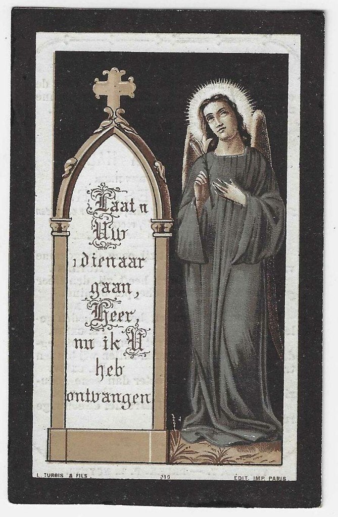 Maria Magdalena Haeckx, Turnhout 1812 - Turnhout 1887, Ophalen of Verzenden, Bidprentje
