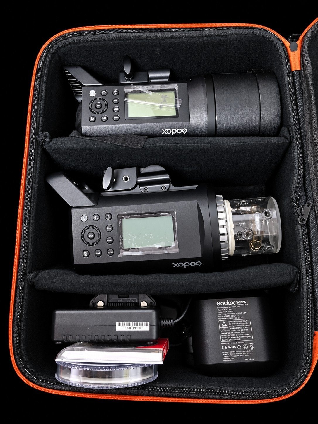 Godox flitsen op batterij met verschillende sofboxen, Ophalen, Godox