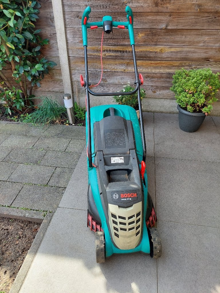 Grasmachine Bosch, Ophalen, Gebruikt, Elektrische grasmaaier, Elektrische starter