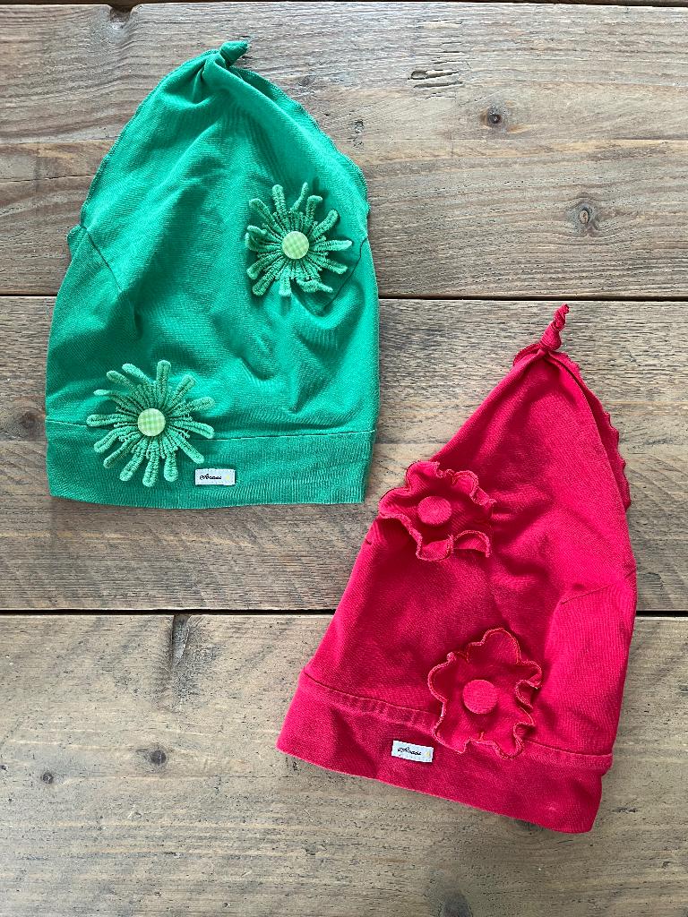 Bandana/écharpe solaire STRASS vert + rouge TU pr tout-petit, Enlèvement ou Envoi, Utilisé, Fille, 104 ou plus petit