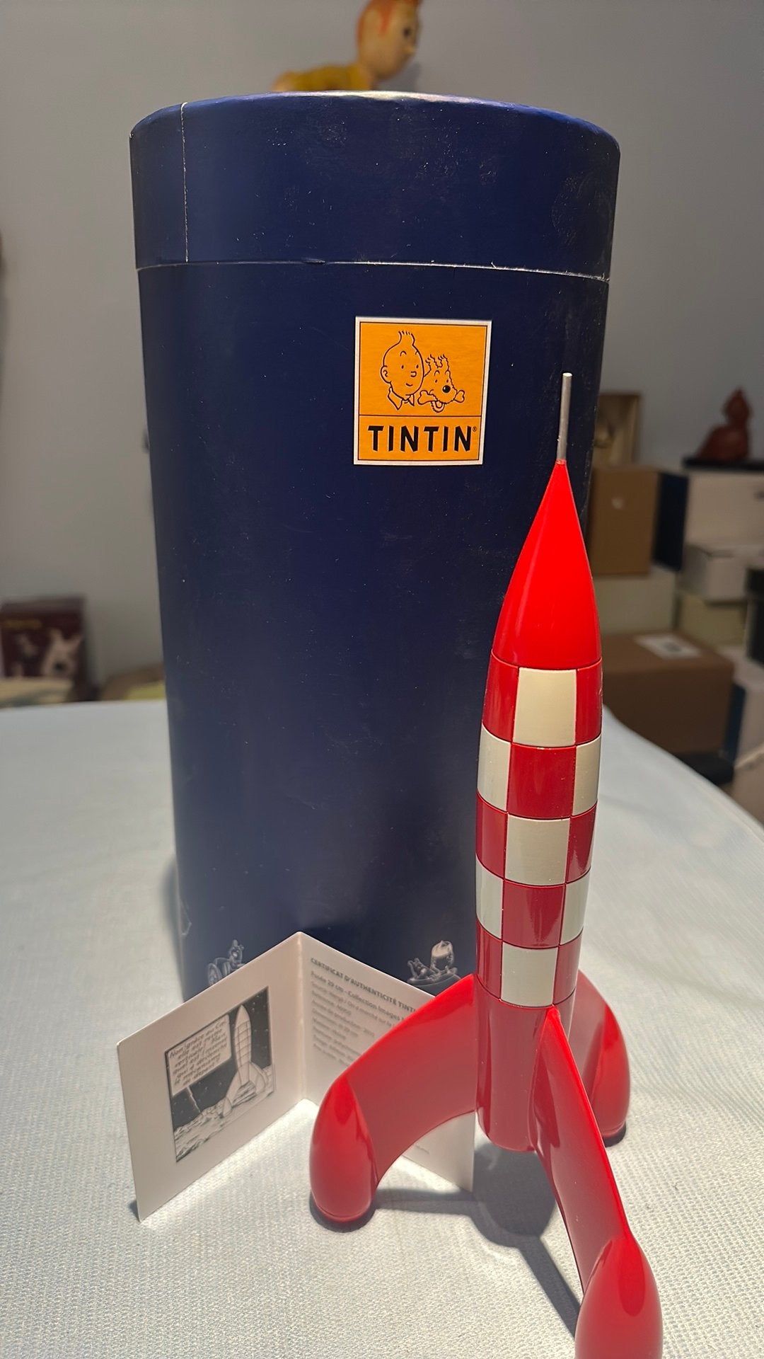 Raket 29 cm, Enlèvement ou Envoi, Tintin, Neuf, Statue ou Figurine