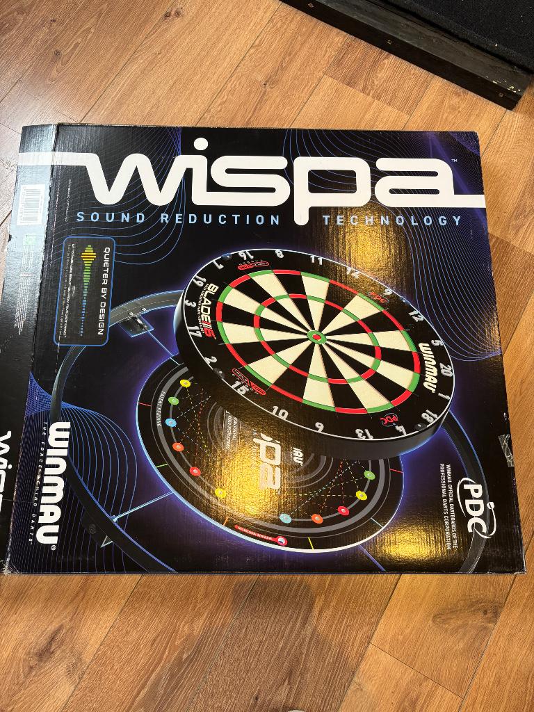Winmau wispa, Sport en Fitness, Darts, Ophalen of Verzenden, Zo goed als nieuw, Dartbord