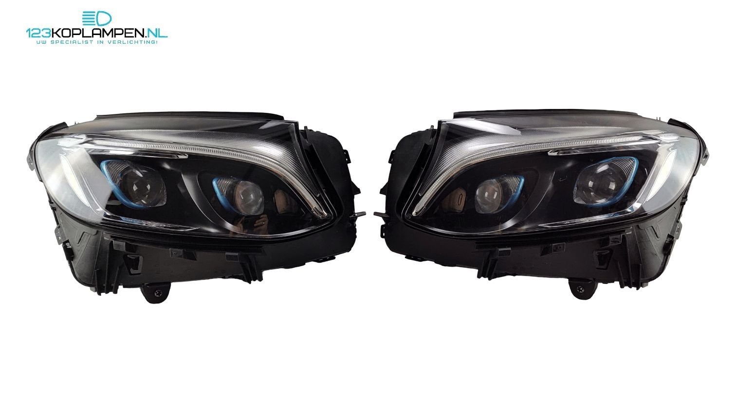 Mercedes GLC W253 Full Led Hybride koplamp links rechts, Gebruikt, -, Ophalen of Verzenden, -