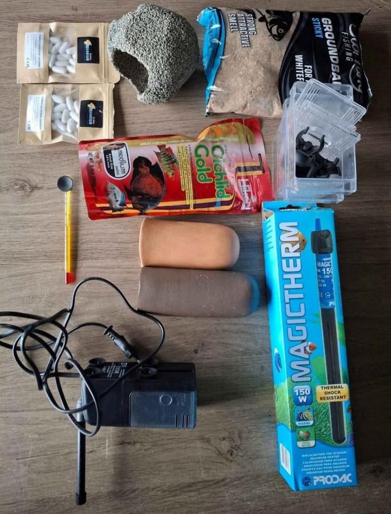 Aquarium gerief, Ophalen
