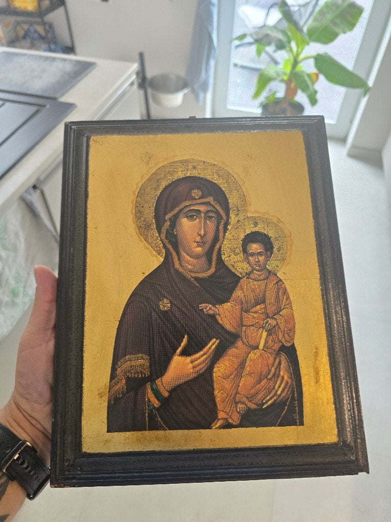 Icoon Onze-Lieve Vrouw van Salus Populi Romani, Antiek en Kunst, Antiek | Religieuze voorwerpen, Ophalen