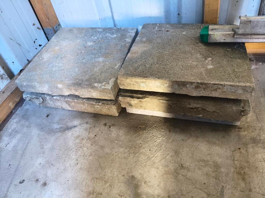 Betontegels, Tuin en Terras, Ophalen