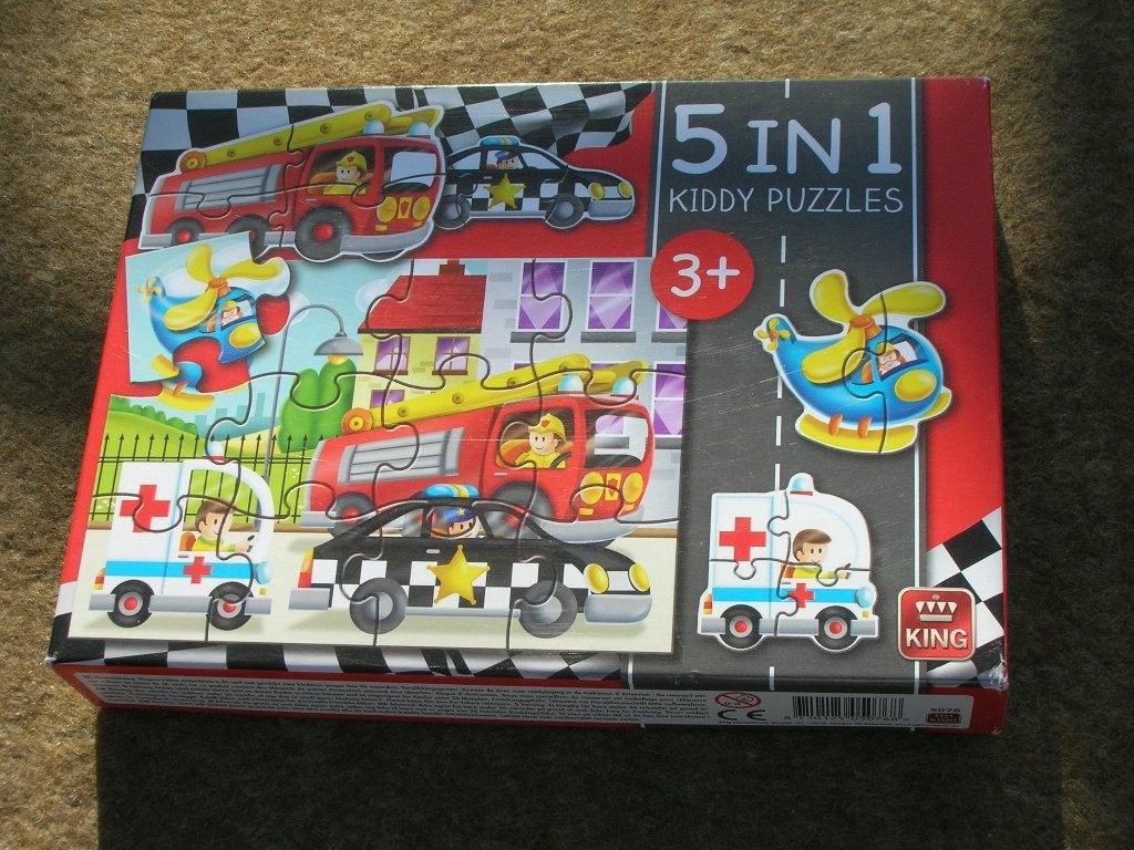 Puzzel 5 in 1. KIDDY PUZZLES, Enlèvement