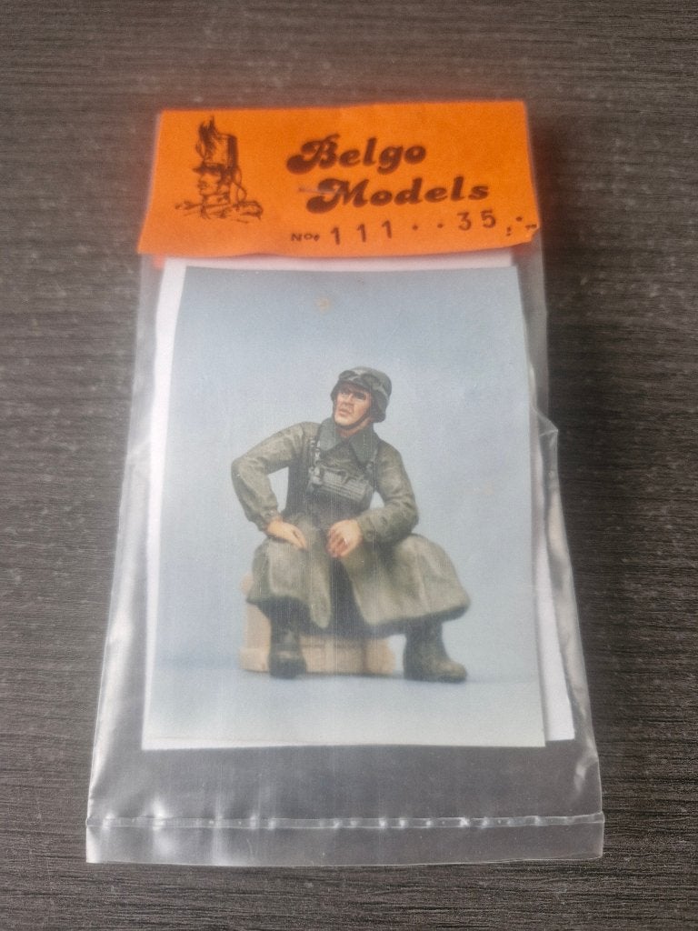 Belgo Models 1/35 German Dispatch Rider Seated, Ophalen of Verzenden, Nieuw, 1:35 tot 1:50, Figuur of Figuren
