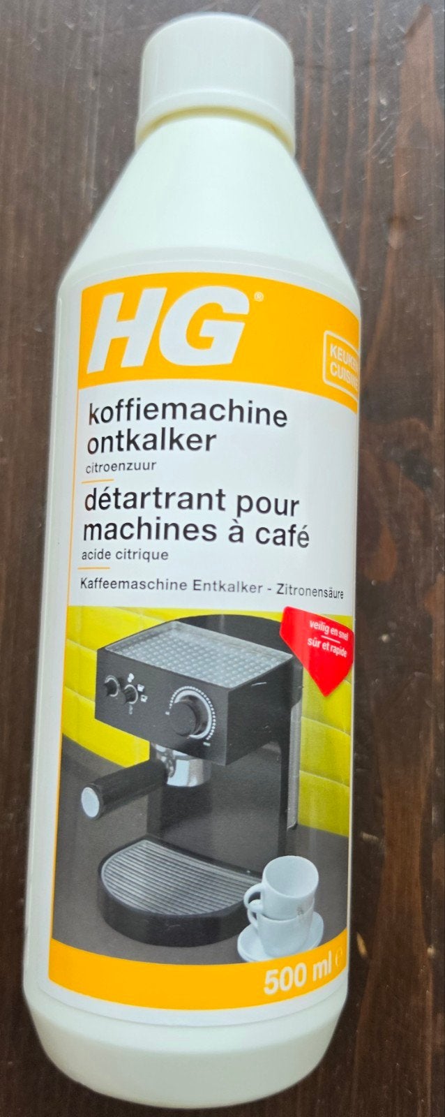 HG koffiemachine ontkalker, Electroménager, Accessoires de machine à café, Enlèvement