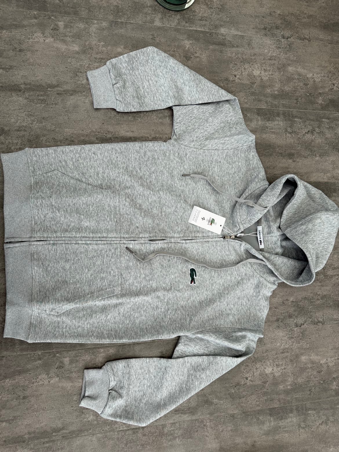 Lacoste vest grijs, Ophalen of Verzenden, Zo goed als nieuw, Grijs